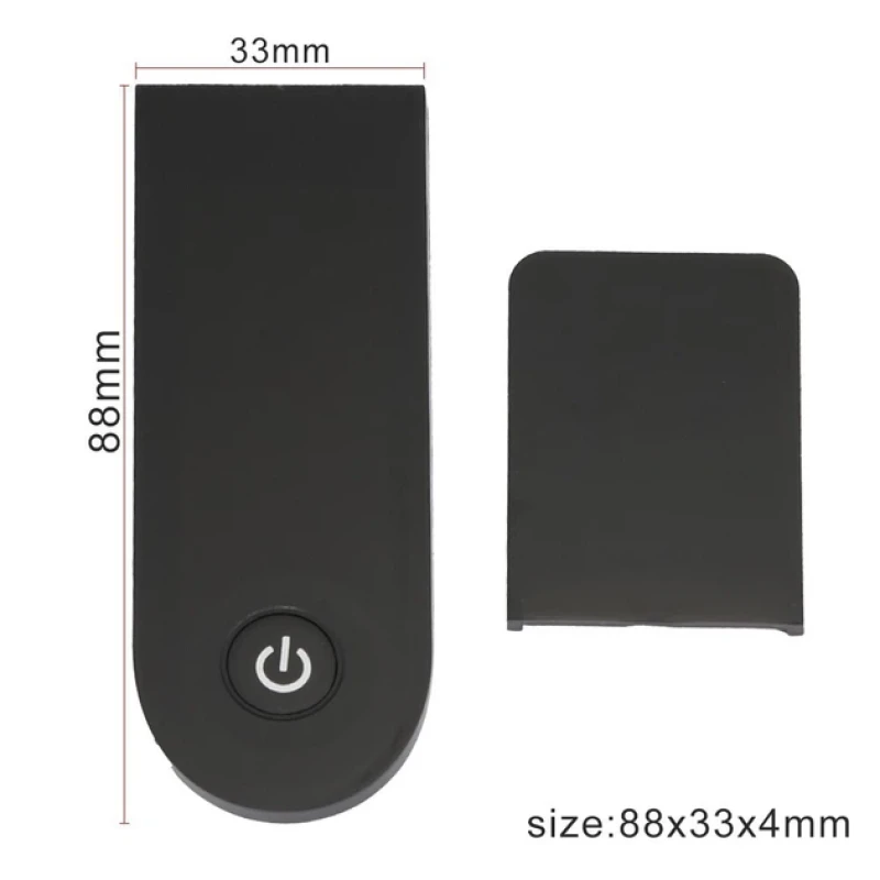 Панель, накладка на дисплей для електросамокату Xiaomi pro/2, 1s, essential, mi 3 чорна